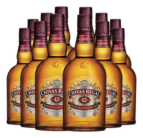 12 Whisky Chivas Regal 12 Años (70cl, 40%), Scotch Whisky