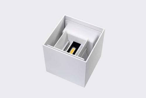 Aplique Exterior Blanco Angulo Regulable 6w Calida Symud Vk