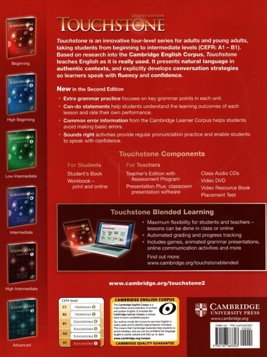 Touchstone 1 Full Contact 2nd Second Edition