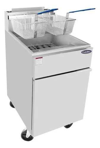 Freidora industrial Sobrinox Comercial Fryer 37.5-5Q 37.5L gris 60Hz