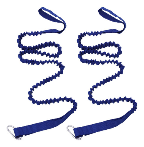 2x Kayak Paddle Tether Leash Canoa Cordón Cuerda En Espiral