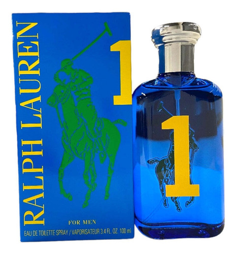 Perfume Polo Big Pony #1 (blue) Ralph Lauren Men Edt 100 Ml