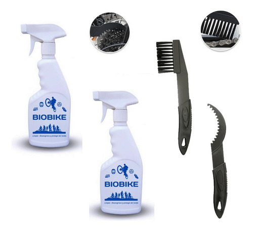 Desengrasante Biobike De Bicicleta Cadena Piñon Biela 650ml