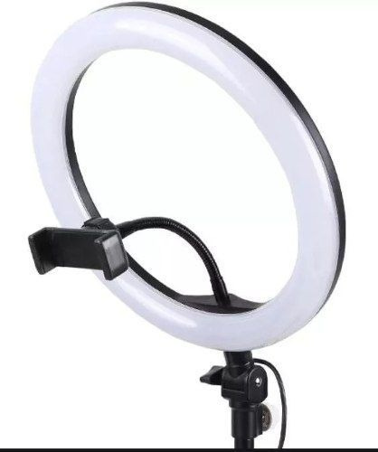 Ring Light Iluminador Led Celular 26 Cm Tripé Live Foto Pro