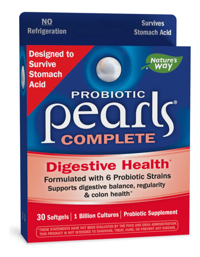 Natures Way Probiotic Pearls Complete Digestive 30caps