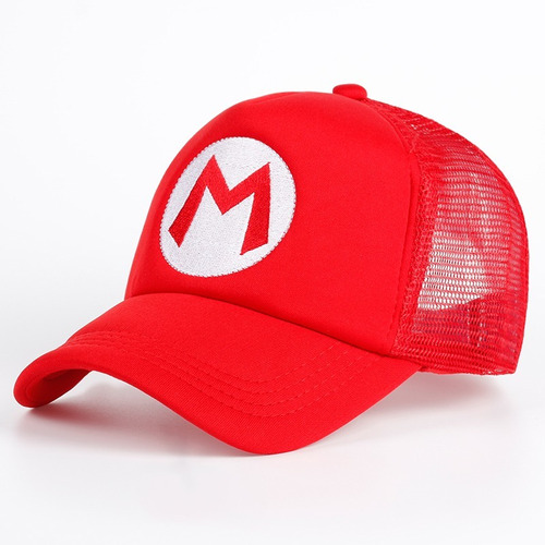 Gorra Super Mario Bros Malla Ajustable