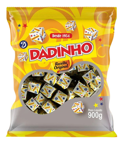 Bala Dadinho Original Amendoim Pacote 900g