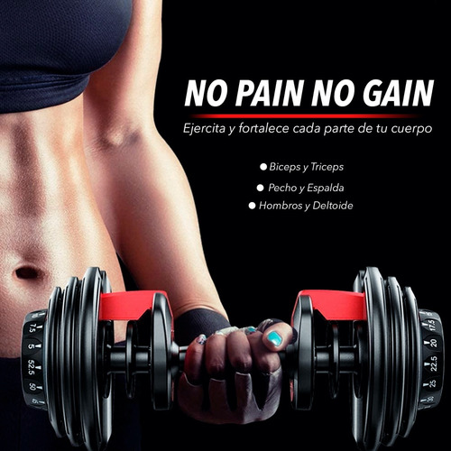 Mancuerna Ajustable Automática 24 Kg