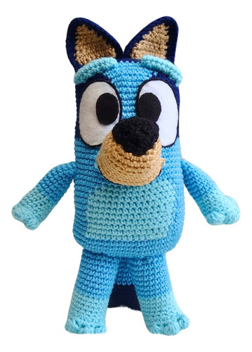 Muñeco Bluey Amigurumi 24cm 