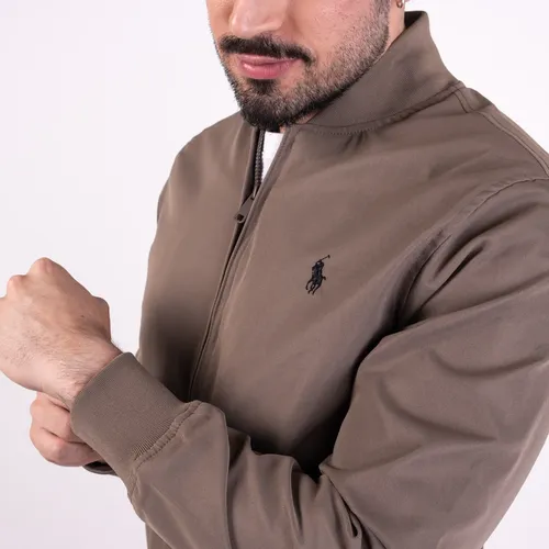 Jaqueta Ralph Lauren Bomber Tech Marrom | Parcelamento sem juros