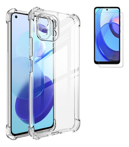 Funda Mi 11 Lite Transparente Protector Carcasa Mas Vidrio