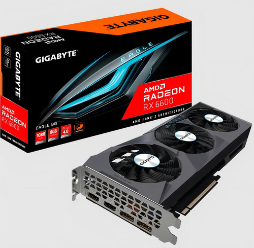Tarjeta De Video Gigabyte Amd Radeon Eagle Rx6600 8gb Gddr6