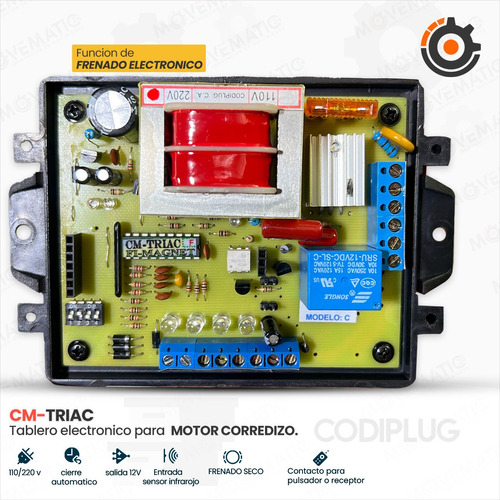 Tablero Electronico Codiplug Cm-triac 220v Porton Corredizo