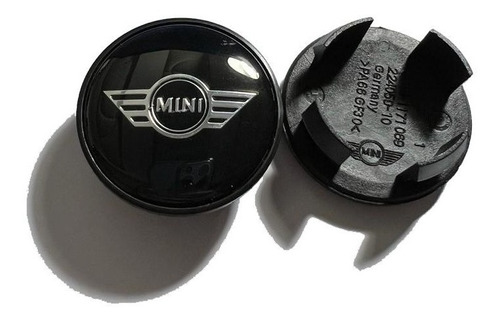 Tapa Emblema Compatible Aro Mini Cooper 54mm (juego 4 Unids)