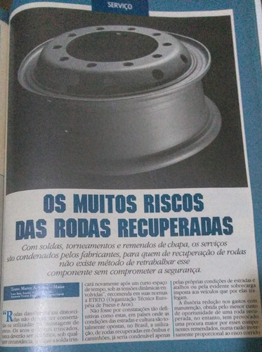 Revista Carga Nº46 1988 - Poster Vw No Canavial
