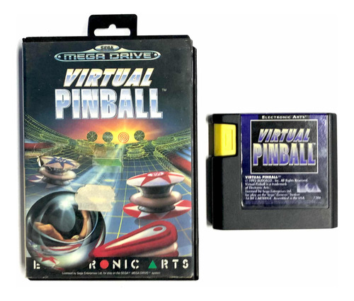 Virtual Pinball - Juego Original Sega Genesis Mega Drive Pal