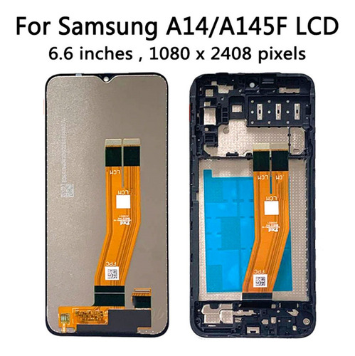 Aplicável A: Tela Lcd Com Moldura Para Samsung Galaxy A14