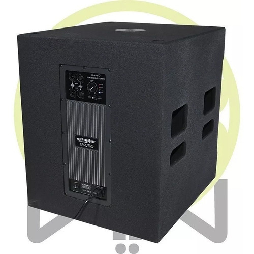 Schalter Brutus Subwoofer 18 Profesional 1800w Rms Class D Color Negro