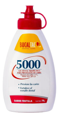 Bucal Tac 5000 Gel Dental De Uso Terapéutico 70 Grs.