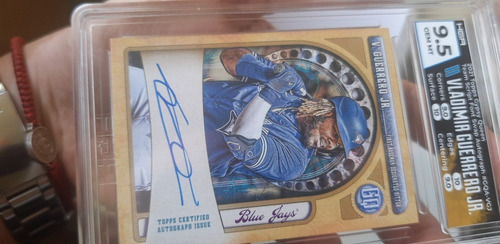 2021 Topps Gypsy Q Vladimir Guerrero Jr Gm 9.5 Hga Autografo (Usado)
