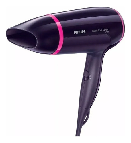 Secador De Cabello Philips Bhd002 Frio 1600w Lila 3 Vel