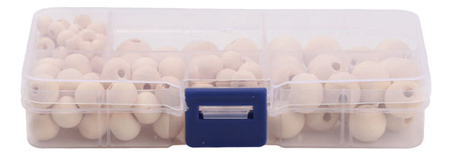 * Perlas De Madera Sueltas 300x Craft 14/12/10/6 / 8mm Juego
