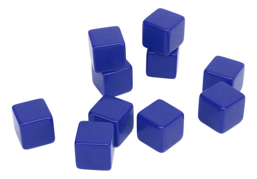 Juego De Dados Azules De 6 Caras, 30 Unidades, 16 Mm, Seis C