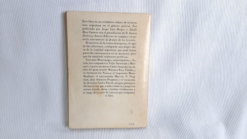 Imagen 2 de 6 de Seis Problemas Para Don Isidro Parodi Borges / Bioy Casares