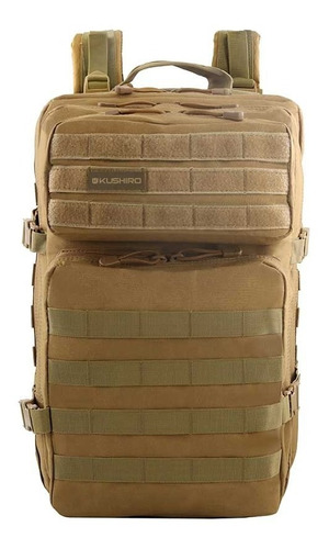 Mochila Táctica Camping Militar Beige 45 L Trekking