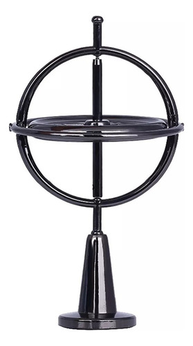Znnn Fidget Toy Metal Preto / Ideal Para Giroscópio