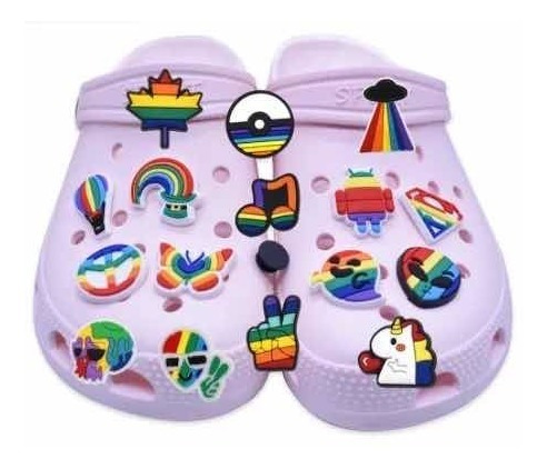 10 Pines Crocs Lgtb Comunidad Gay Decorar Sandalias