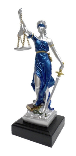 Dama Diosa Justicia 29cm En Resina Escultura Themis Abogados