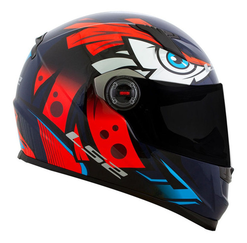 Imagem 4 de 4 de Capacete Ls2 Ff358 Tribal Orange