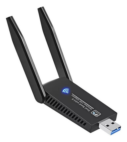 Antena Adaptador Wifi Usb 3 Dual Band 2.4 Y 5 Ghz 1300mbs