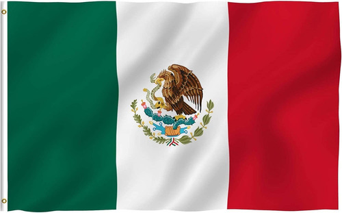 Bandera Para Jardín Anley Diseño De Mexico,91 X 152 Cm