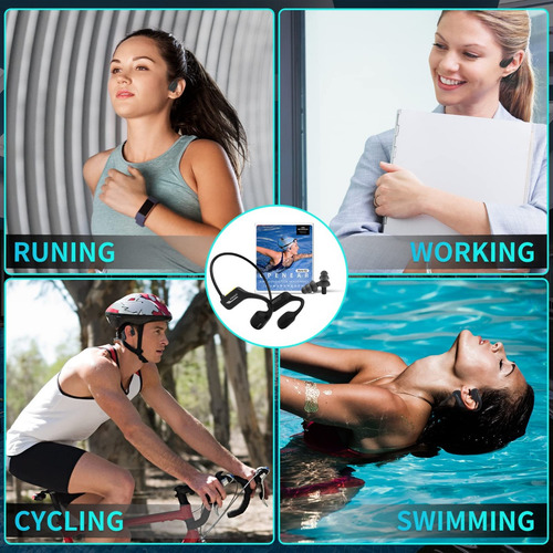 Auriculares Subacuáticos Bone Conduction Ip68 Para Nadar