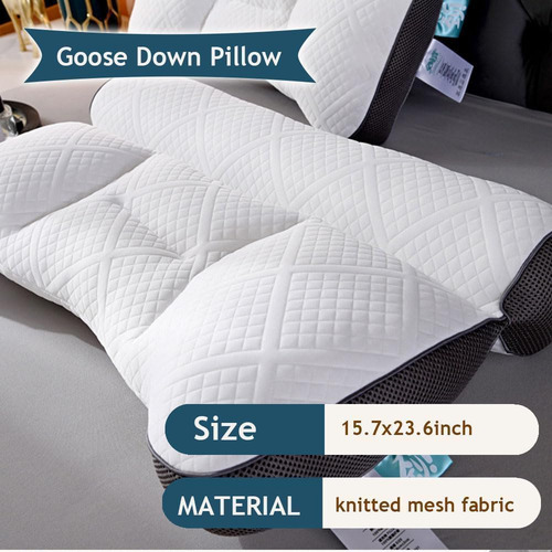 Z Almohada De Cuello Almohada De Plumas De Ganso 2024