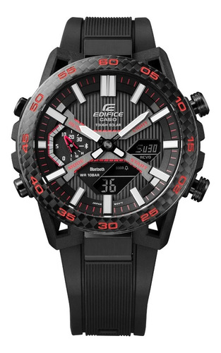 Imagen 2 de 7 de Reloj Casio Edifice Enlace Móvil Sospensione Ecb-2000pb-1acr