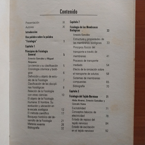 Libro Elementos De Fisiología Humana Vol. 1 Medicina (Usado)