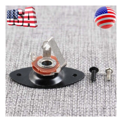 Input Output Jack And Plate Oval For Electric Guitar Tel Rrx