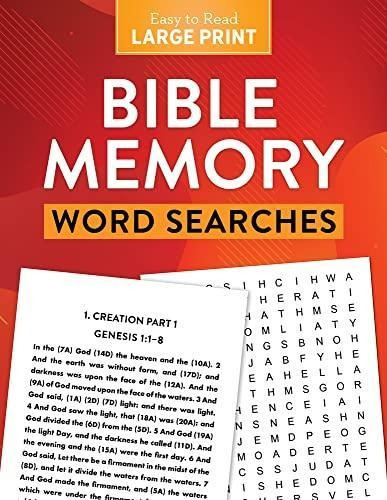 Bible Memory Word Searches Large Print (libro En Inglés)