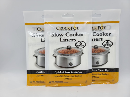 3  7 Cuarto Galon Premium Crock Pot Bolsa Cocina Lenta 13 