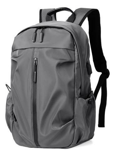 Mochila Estudiante Impermeable Antirrobo Con Puerto Usb