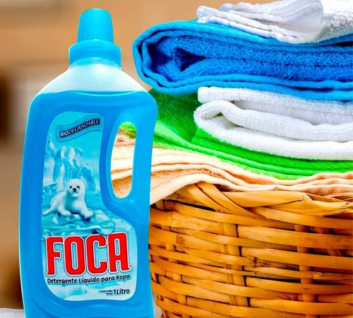 Detergente Líquido Foca Biodegradable 1 L