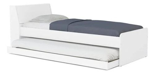 Cama Caibi Con Marinera 1 Plaza 180679 Blanca Politorno