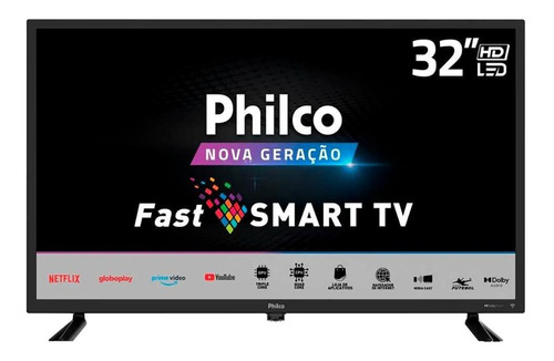 Imagem 1 de 5 de Smart Tv Philco Ptv32d10n5skh 32  Wi-fi Led Hd Preto Bivolt