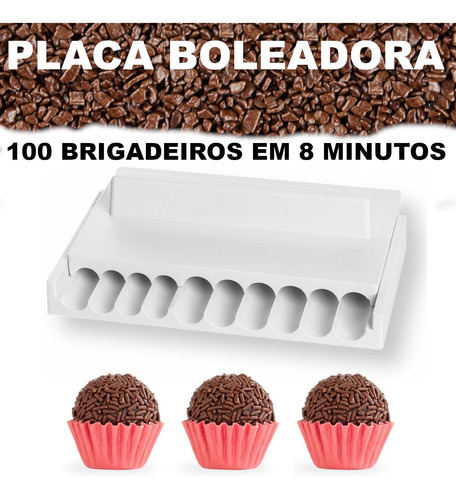 Placa Boleadora  Doces Porcionadora Dosadora  Brigadeiro