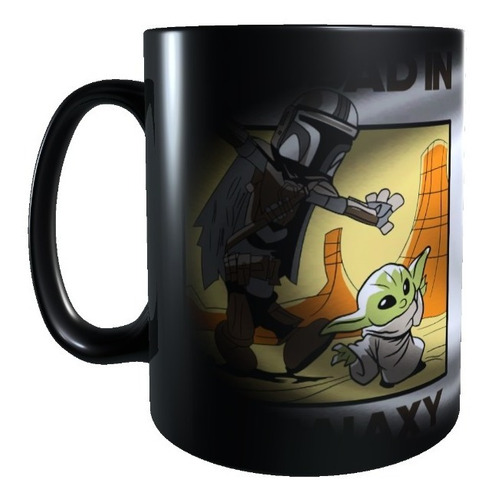 Tazon Taza Mágica The Mandalorian, Baby Yoda, Star Wars Papá