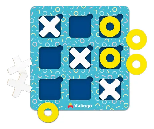 Juego De Mesa Ta Te Ti De Madera, Con Sistema Braile, Xaling