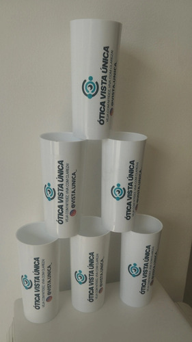Copos Long Drink Branco Personalizados